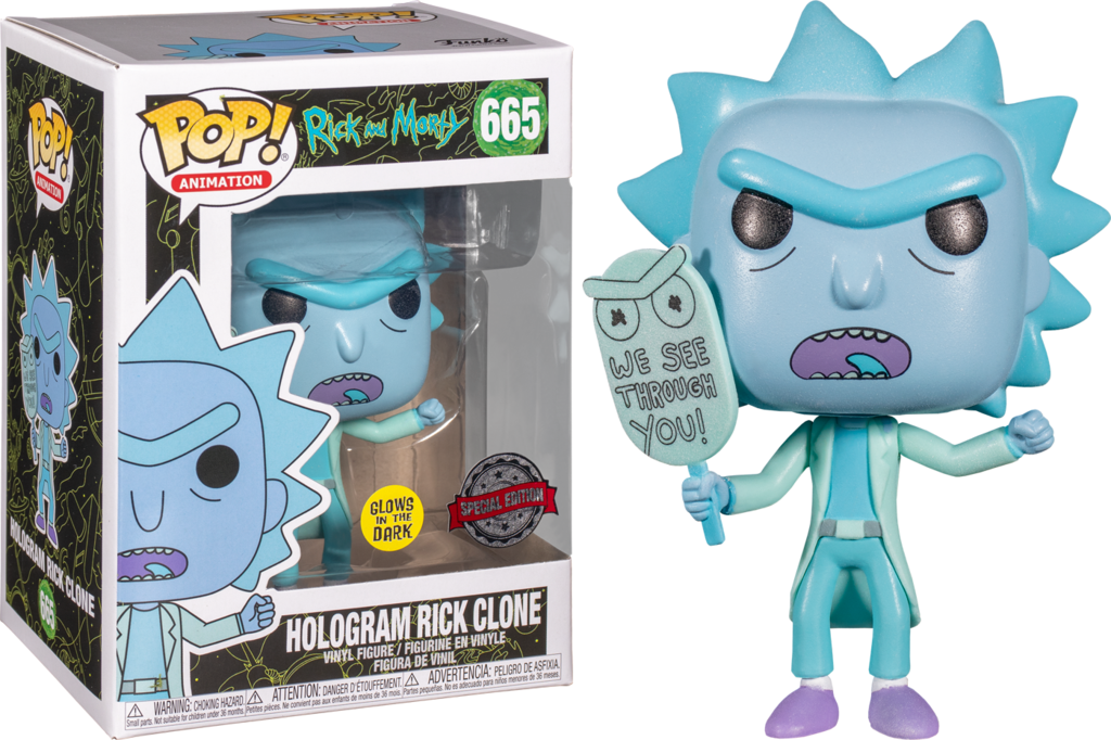 Hologram Rick Clone