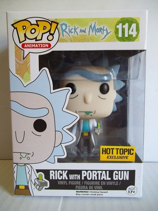 Rick with Portal Gun