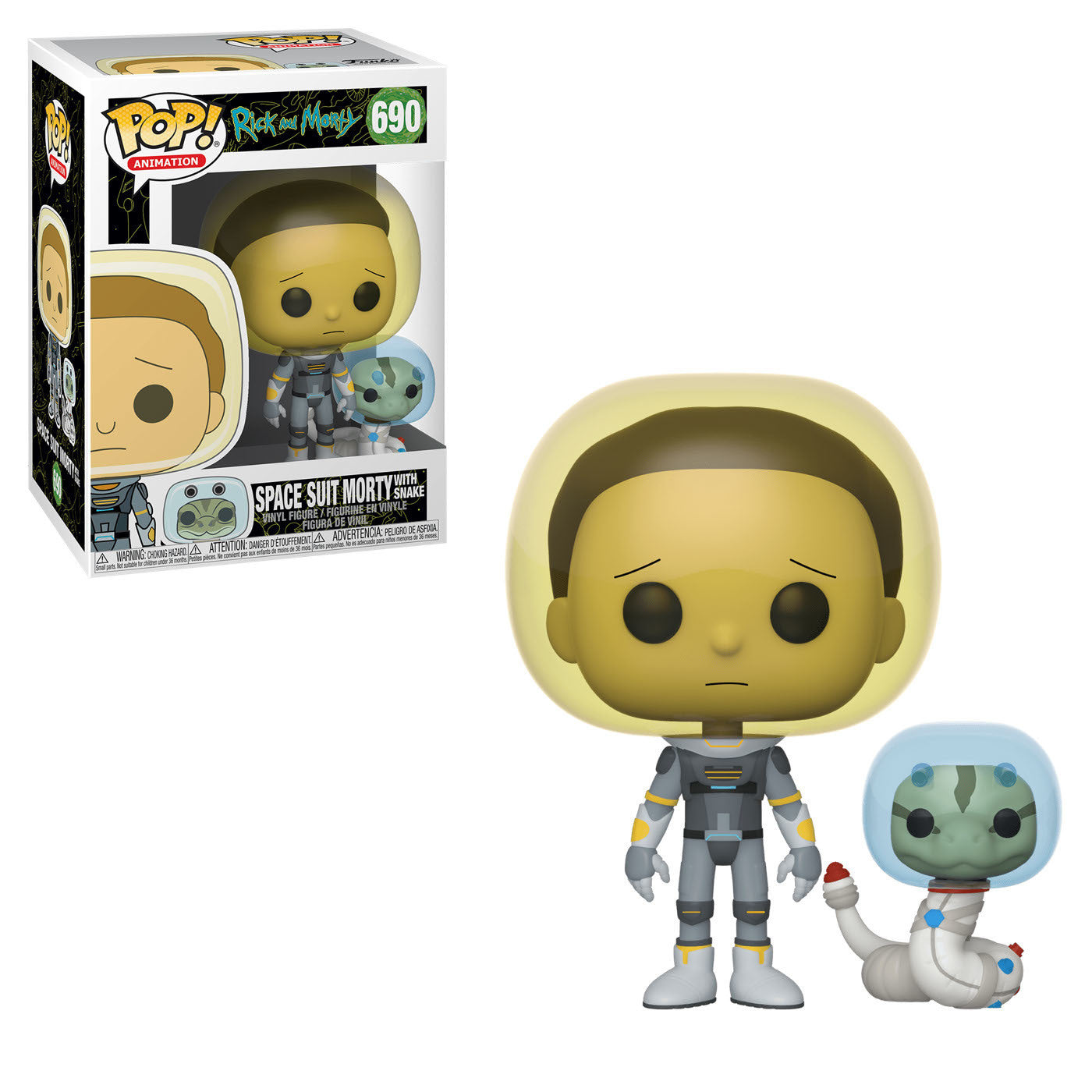 Space Suit Morty with Snake